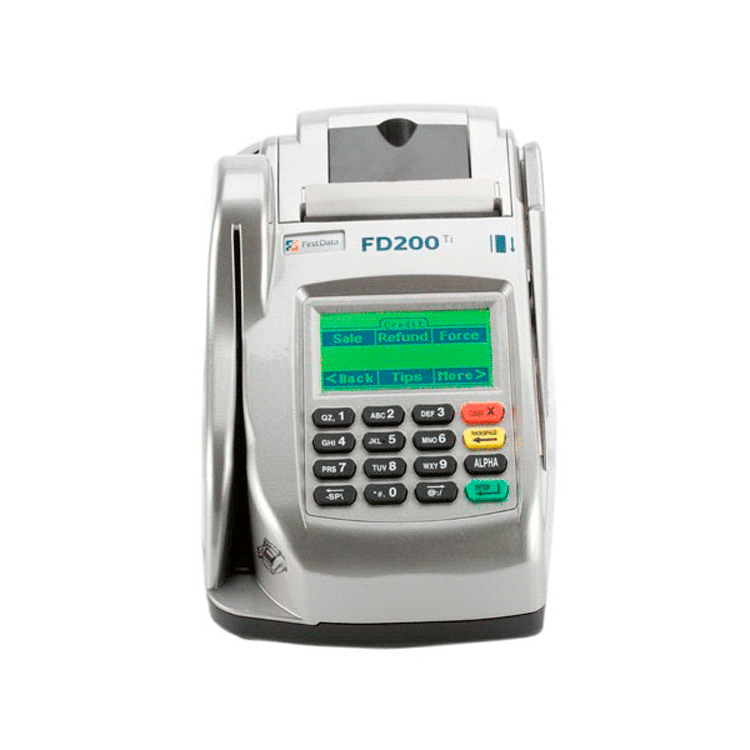 First Data FD200 IP/DIAL Dual Comm Terminal W/CHECK READER eBay