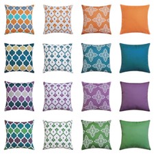 UK Waterproof Geometric Art Outdoor Cushion Cover Garden Pillow Case 16"- 28"