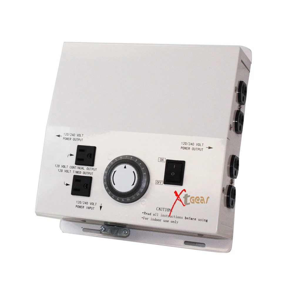 8插座120伏240伏MLC电箱HID主灯计时器控制器50安培 — 第 2/2 张图片