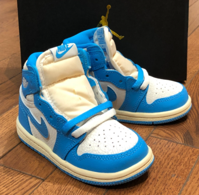 NEW* TODDLER BABY NIKE AIR JORDAN 1 RETRO HIGH OG (TD) SKY BLUE