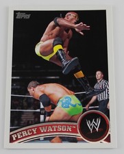 Percy Watson WWE Wrestling Trading Card Raw Smackdown #19 Superstar Announcer