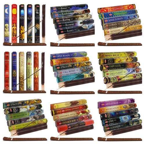 Hem Incense Sticks Variety Pack with Heavily Scented Quality For Relaxation