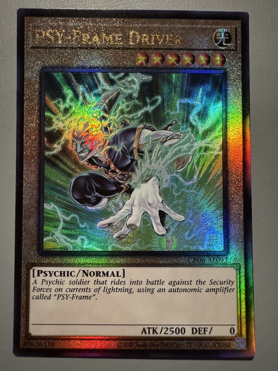YUGIOH PSY-FRAME DRIVER ASIA ENGLISH EDITION CR06-AE093 ULTIMATE