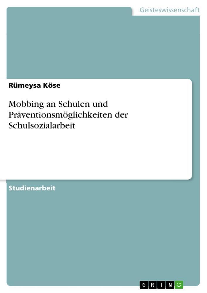 Thumbnail - Rümeysa Köse | Mobbing An Schulen Und Präventionsmöglichkeiten Der...