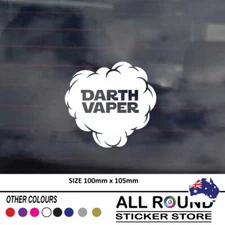 DARTH VAPER  car sticker   Funny vaping sticker