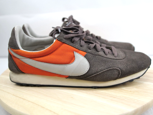 Nike Pre Montreal Racer Mesa Orange Granite Running Shoes Mens Sz 12 506192-801