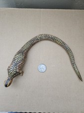 Vintage Wooden Movable Lizard Grand Canyon Toy 1990s Missing Back Legs 