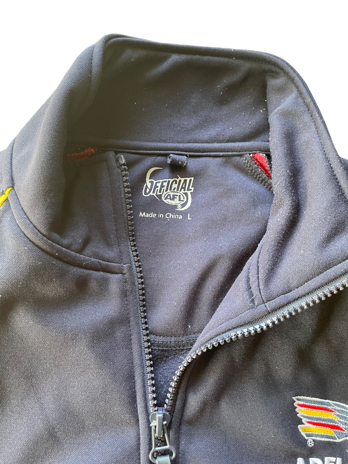 Adelaide Crows AFL Mens Jumper Jacket Size L Navy Blue Full Zip eBay