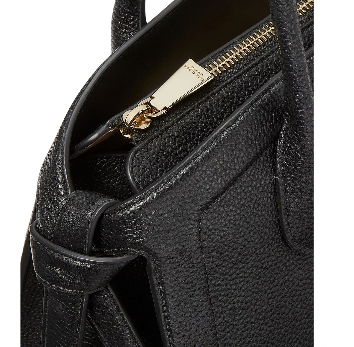 NWT Kate Spade Knott Pebbled Leather Small Zip Top Satchel NWT Kate Spade Knott Pebbled Leather Small Zip Top Satchel