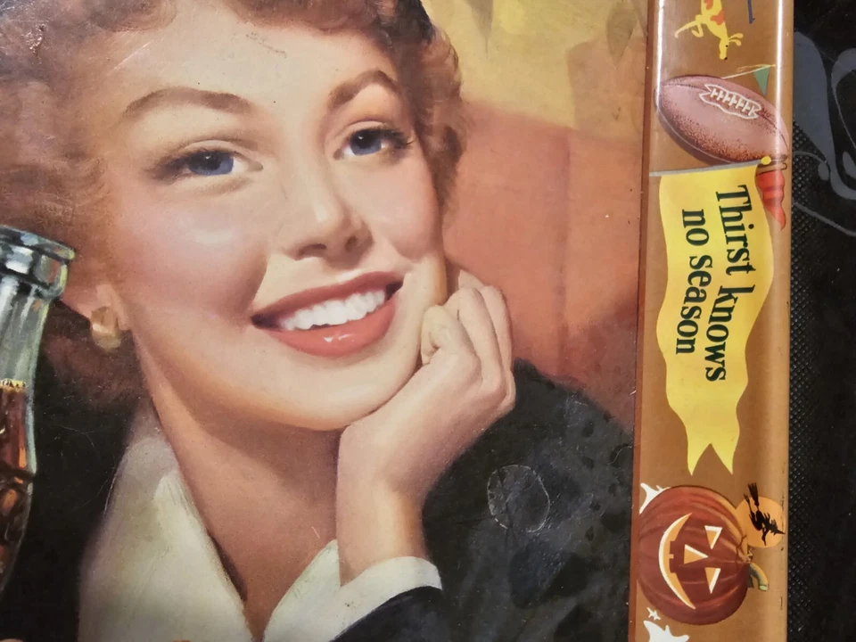 1953 Vintage Coca-Cola Tin Tray Collectible - Image 2 of 4