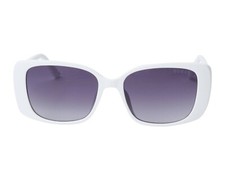 Guess GU7631 21B White Plastic Women's Sunglasses Butterfly Frame 53-16-145