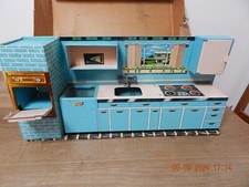 1958 T. Cohn modern kitchen set metal toy  880 with BOX
