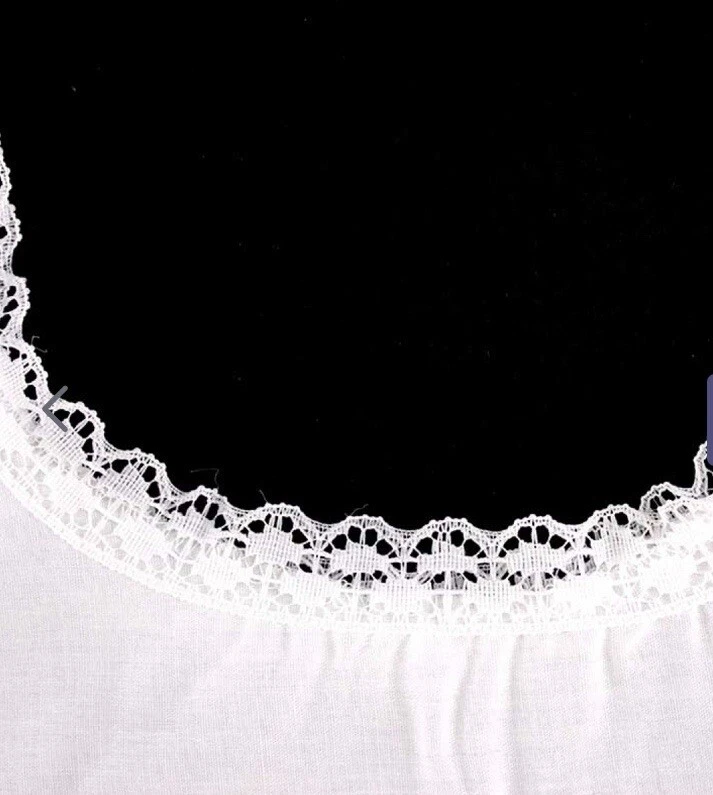 Vestina/Camicina da BATTESIMO in misto cotone con ricamo   “CANDELA” - Immagine 3 di 4