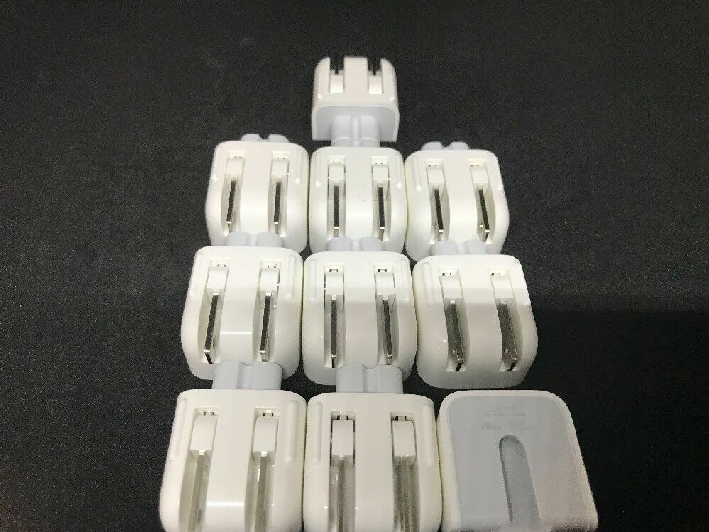 Lot of 10 Genuine Apple MagSafe  Wall Adapters DUCKHEAD 2 PRONG PLUG 45W 60W 85W