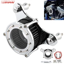Clear Air Cleaner Intake Filter Mini Style For Harley Touring 93-07 Softail Dyna