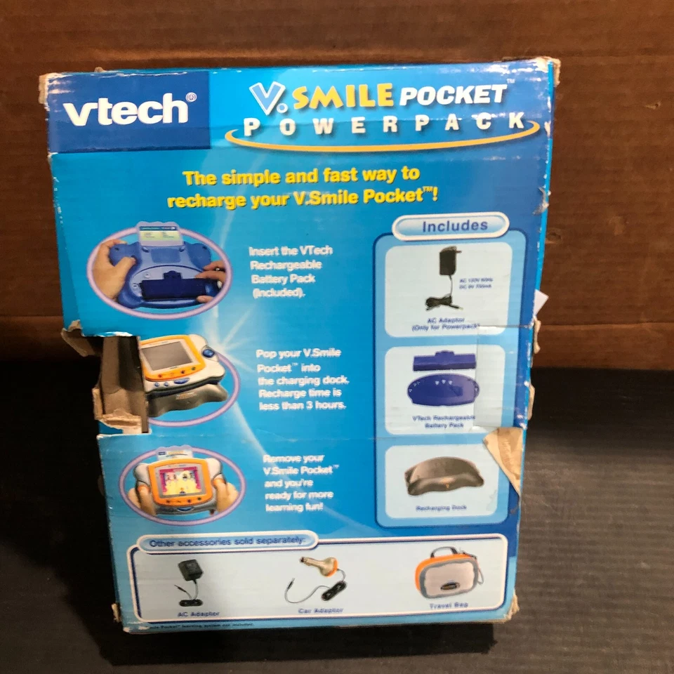 V-Tech V.Smile Pocket PowerPack Charging Station V Smile Power Pack, NEW  - Image 3 of 4