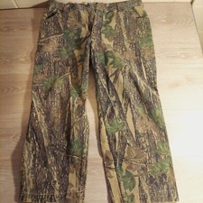 Vintage Cabela's Trebark Men's Camo Denim Pants, Size 38, Made in USA