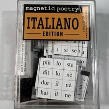 Magnetic Poetry Italian Italiano Edition - Words  Phrases Magnets