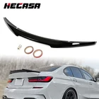 For 19-25 BMW G20 330i M340i G80 M3 Gloss Black M4 Style Rear Trunk Spoiler Wing