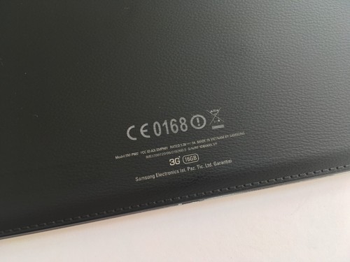 Samsung Galaxy Note 10.1 2014 Edition SM-P601 3G Tablet Rear Plastic Cover Black - Picture 2 of 12