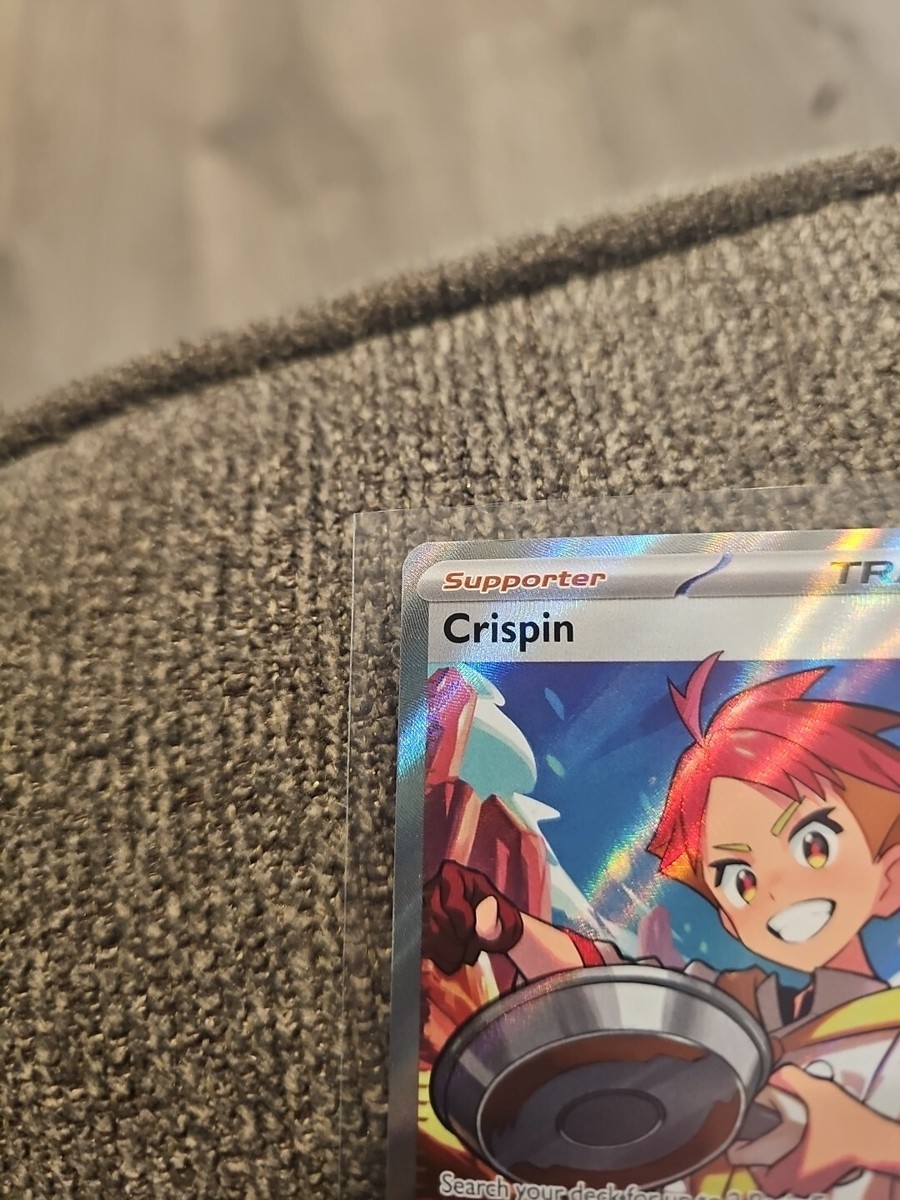 CRISPIN 164/142 ENGLISH Full Art Pokemon Stellar Crown Early CRISPIN 164/142 ENGLISH Full Art Pokemon Stellar Crown Early