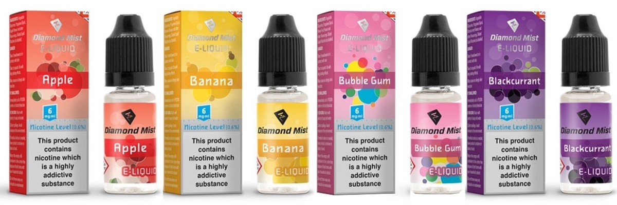 DIAMOND MIST E LIQUID Vape Juice 0mg 3mg 6mg 12mg 18mg + Nic Salt MULTIBUY  OFFER | eBay UK
