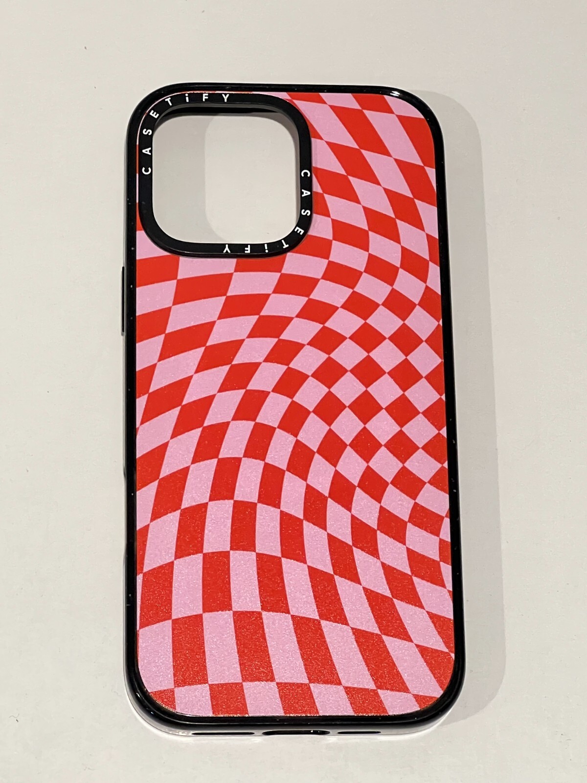 CASETiFY MagSafe Impact Case for iPhone 16 Pro Max in Strawberry Checkers - Pre-Owned-image