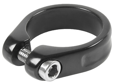 Fahrrad Sitzrohr Klemme Schelle Alu 31,8 mm Sattelklemme Aluminium schwarz