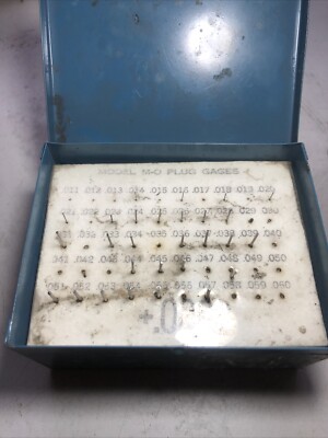 Meyers M-0 Plus Pin Gage Set .011-.060  Partial Set
