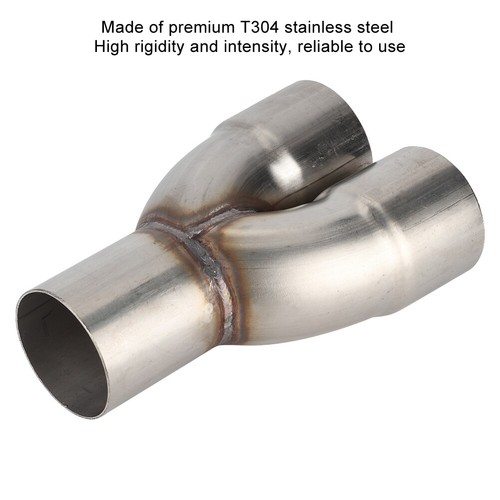 Exhaust Pipe Universal Adapter Made Of Stainless Exhaust Ypipe With 2.