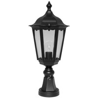 AußEnleuchte Sockelleuchte Schwarz 1X E27 Max. 75W IP43 Landa