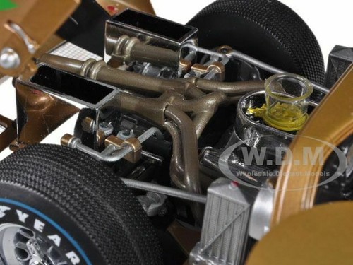 1966 FORD GT-40 MK 2 GOLD #4 1/18 DIECAST MODEL BY SHELBY COLLECTIBLES SC414 - Picture 3 of 6