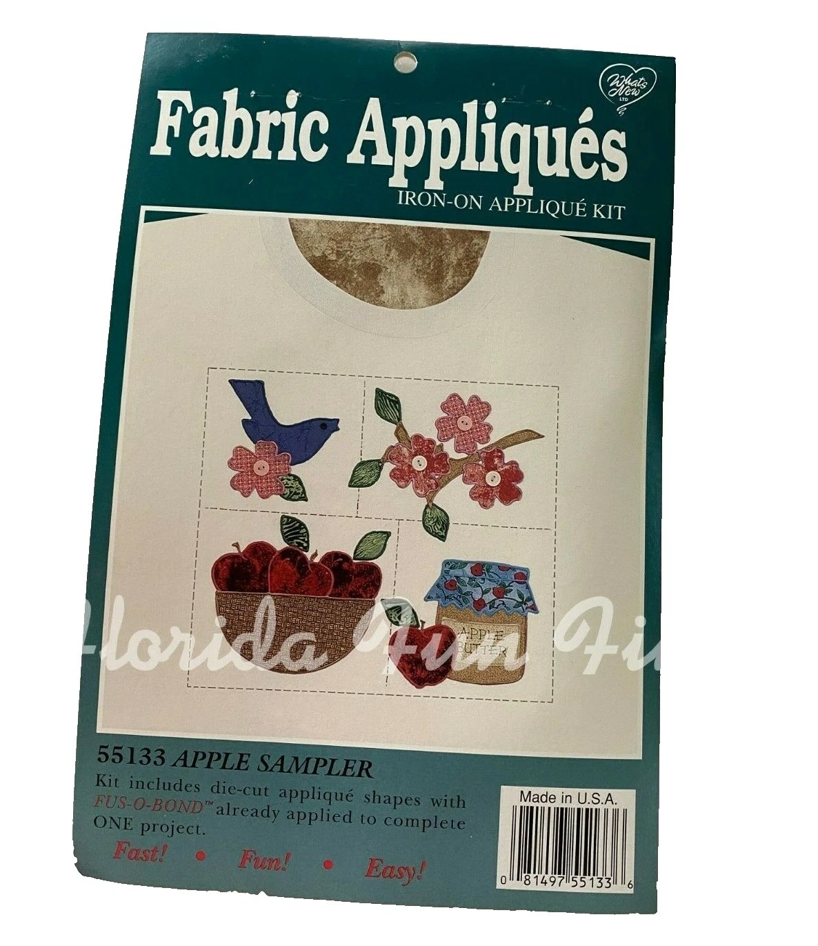 Casa e Jardim de ferro em apliques para Costura