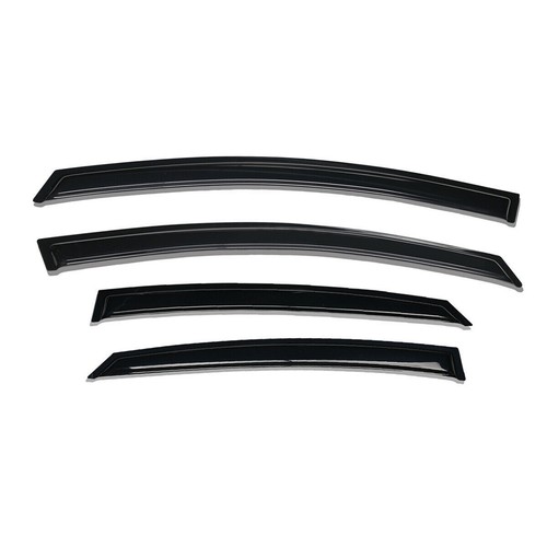 4X Window Visors Rain Guards Tape On For Ford Focus MKIII 2012-2019 4 Door Sedan - Foto 8 di 10