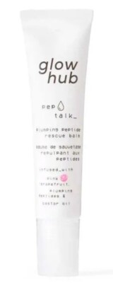 Glow Hub - ''PEP TALK'' -  Plumping Peptide Rescue Balm - 0.50 oz - New In Box