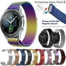 Stainless Steel Milanese Band Strap For Samsung Galaxy Watch 3 41/45mm Active 2