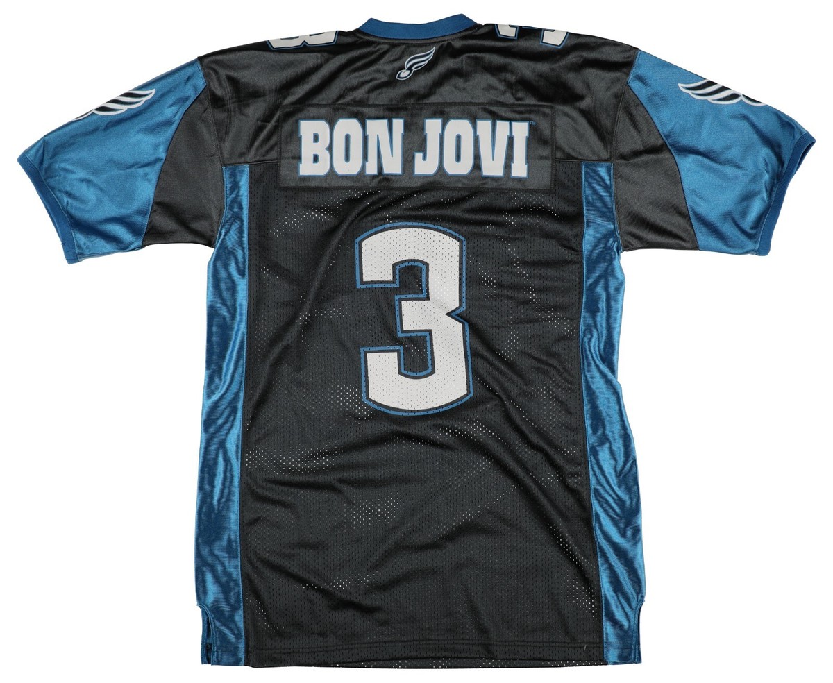 海外ブランド  Band & Jovi Bon Jon Rare Signed Football Soul Philadelphia ミュージシャン