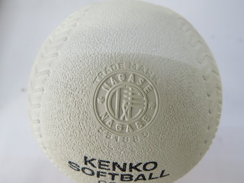 6 (SEI) palline morbide vintage KENKO S3C 12" bianche sughero centro nagase gomma Giappone - Foto 5 di 6