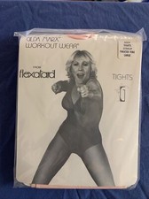 Vintage 1980s NOS Gilda Marx Flextard workout wear Tights stirrup Theater Pink L