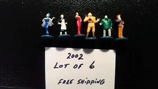 Clue  SUSPECT LOT of 6  Game Replacement Pieces  2002   FREE SHPPING