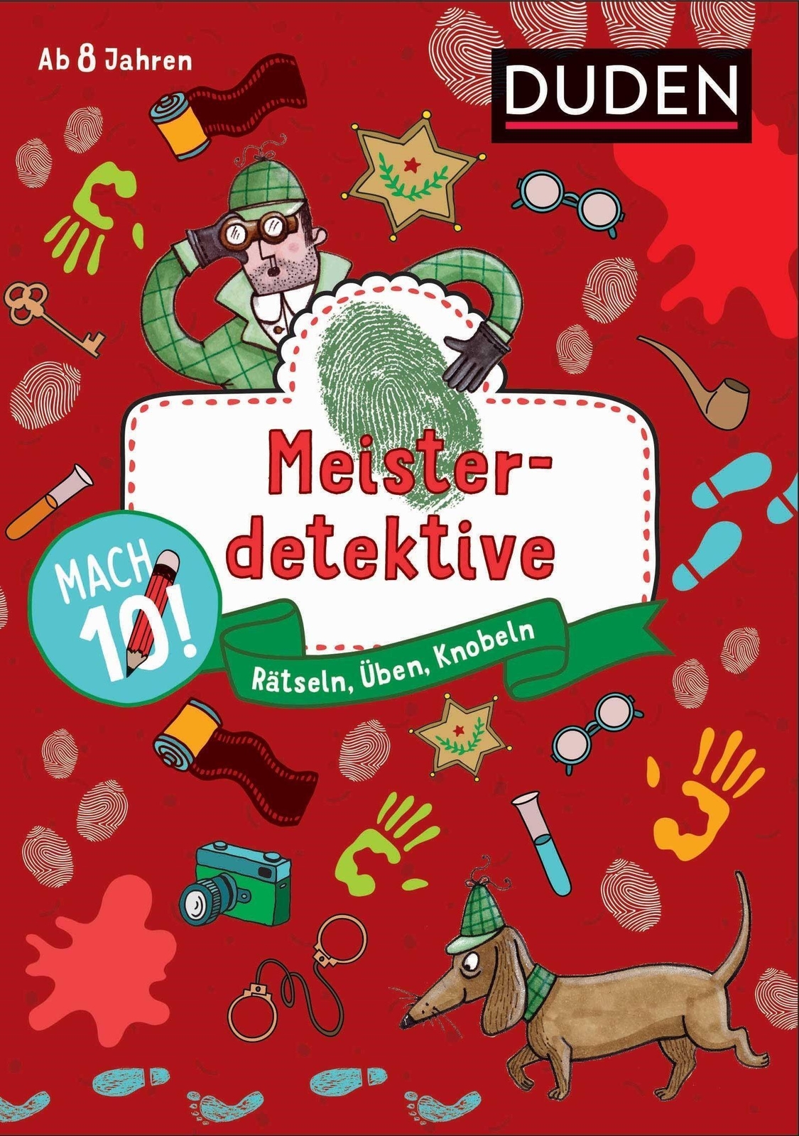 Thumbnail - Mach 10 Meisterdetektive - Ab 8 Jahren Rätseln, Üben, Knobeln Janine