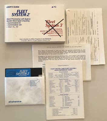FLEET SYSTEM 2 by PSI C64 Commodore 64 Software