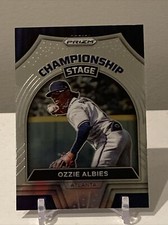 2022 Prizm Baseball Championship Stage #CS-3 Ozzie Albies - Atlanta Braves