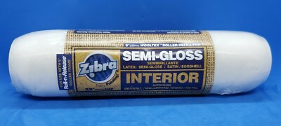 (11) ''NEW'' Zibra RCW944380 Wooltex 9-Inch Roller Refills with Covers, 3/8'' Nap