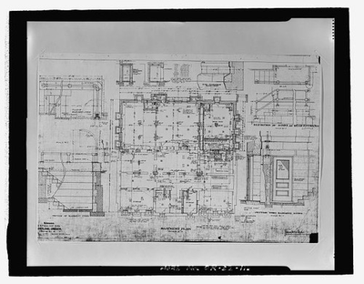 #ad 116. Extension U.S. P.O. amp; Court House Portland Oregon Drawing No. 3 $12.99