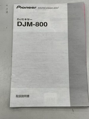 PIONEER DJ DJM-800 Professional Mixer w/ Accessories Tested Japan