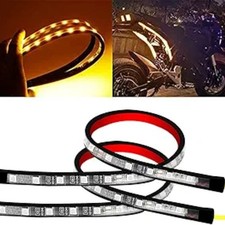 led Strip Lights White Flexible Motorcycle Tail Trailer Brake Stop Turn Signal U
