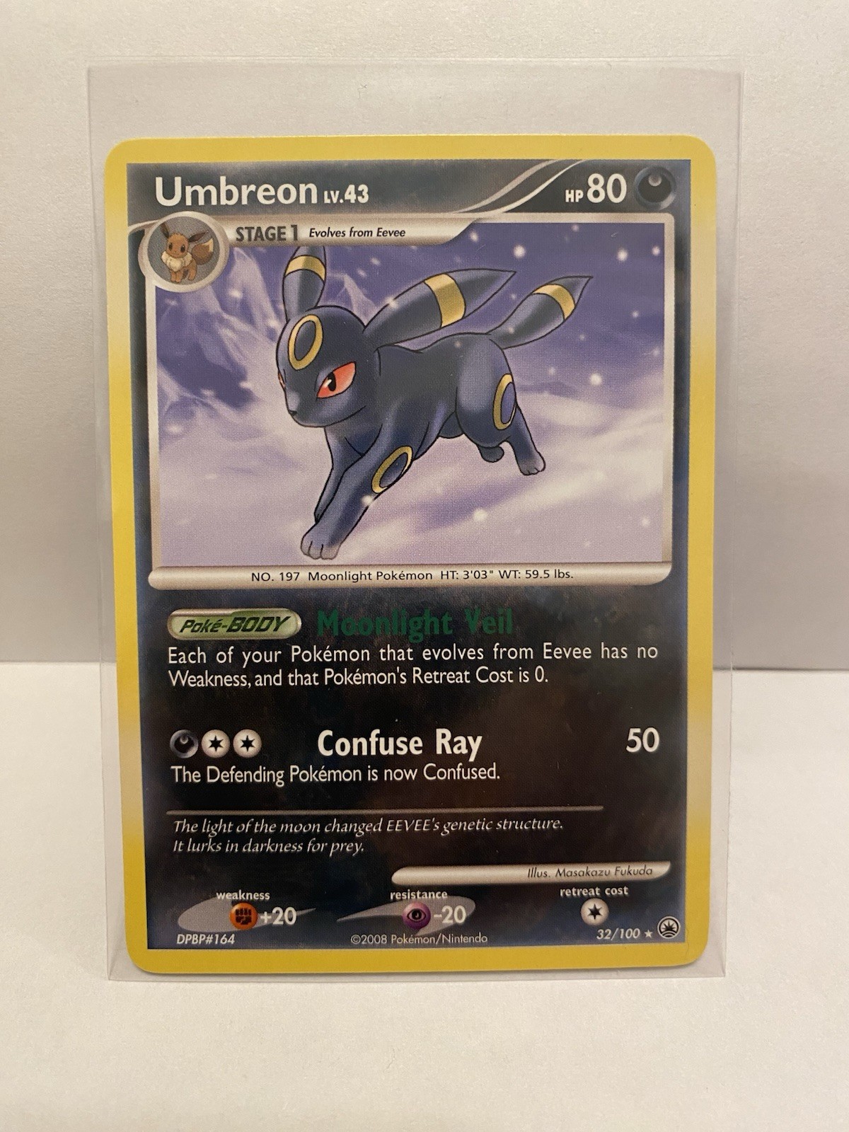 Umbreon 32/100 Regular Rare Majestic Dawn Pokémon TCG