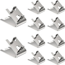 Refrigerator Shelf Clips 10PCS Heavy Duty Stainless Steel 920158 Freezer Sliver 
