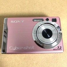 Sony Cyber-shot DSC-W80 Digital Camera 7.2 MP 3x Optical Zoom - Tested Good